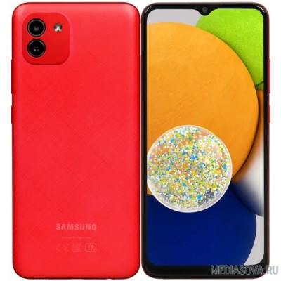  Samsung Galaxy A03 SM-A035F 64/4Gb красный (SM-A035FZRGSKZ)