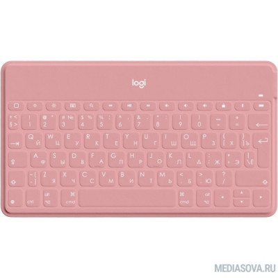  920-010122 Logitech Клавиатура Keys-To-Go механическая розовый USB беспроводная BT Multimedia for gamer