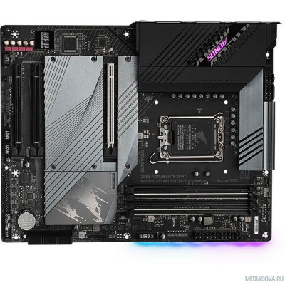 Материнская плата Gigabyte Z690 AORUS ELITE DDR4 RTL Socket 1700, Intel®Z690, 4xDDR4-3200, HDMI+DP, 1xPCI-Ex16, 2xPCI-Ex4, 6xSATA3(RAID 0/1/5/10), 4xM.2, 8Ch Audio, 1x2.5GbLan, WiFi, (4+4)xUSB2.0, (5+2)xUSB3.2, (1+1)