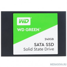 Western Digital SSD GREEN 240Gb SATA-III 2,5”/7мм WDS240G3G0A (аналог WDS240G2G0A), 1 year