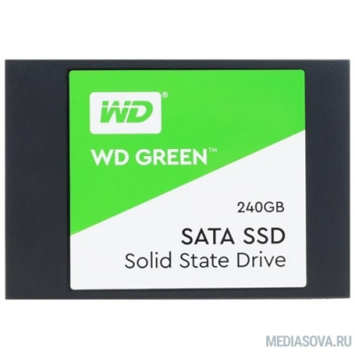  Western Digital SSD GREEN 240Gb SATA-III 2,5”/7мм WDS240G3G0A (аналог WDS240G2G0A), 1 year