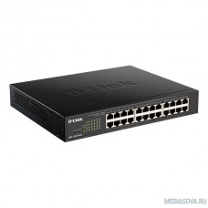 D-Link DGS-1100-24PV2/A2A Настраиваемый L2 коммутатор c 24 портами 10/100/1000Base-T (12 портов РоЕ 802.3af/at, PoE-бюджет 100 Вт)