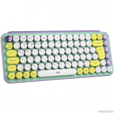 920-010717 Logitech Клавиатура беспроводная POP KEYS, Daydream Mint