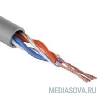  REXANT (01-0067) Кабель  U/UTP, категория 6, ZH нг(А)-HF, 4PR, 23AWG, внутренний, серый, 305 м