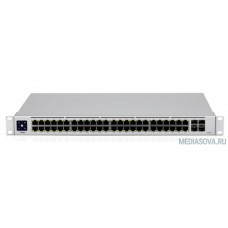 Коммутатор Ubiquiti UniFi USW-48-POE 4SFP 195Вт управляемый