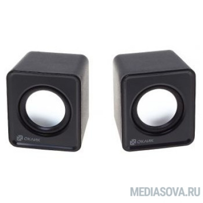  Колонки Oklik OK-331 2.0 черный 6Вт