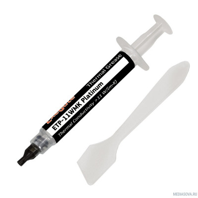  Exegate EX282341RUS Термопаста ETP-11WMK Platinum, шприц с лопаткой, 2г
