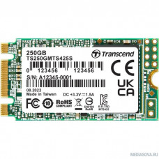 Transcend SSD 425S, 250GB, M.2(22x42mm), SATA3, 3D TLC TS250GMTS425S