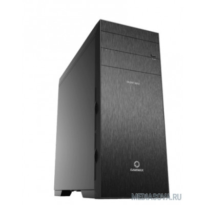  GameMax Корпус GameMax Silent MAX M903X без БП (Midi Tower, ATX, 2*USB2.0;2*USB3.0, CR,шторка, ультра тихий)