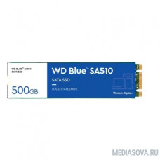 Western Digital SSD Blue SA510 500Gb M2.2280  SATA III WDS500G3B0B, 1 year