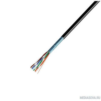  Rexant (01-0165) Кабель витая пара F/UTP, категория 5e, ZH нг(А)-HF, 4PR, 24AWG, внешний, черный, 305 м