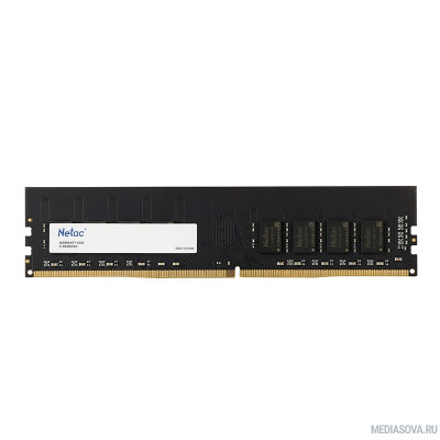Оперативная память  Память DIMM DDR4 16Gb PC25600 3200MHz CL16 Netac 1.2V RTL (NTBSD4P32SP-16)