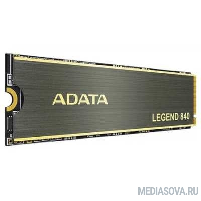  M.2 2280 512GB ADATA LEGEND 840 Client SSD [ALEG-840-512GCS] PCIe Gen4x4 with NVMe, 5000/3400, IOPS 520/450K, MTBF 2M, 3D NAND, 325TBW, 0,35DWPD, RTL (935755)