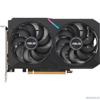 Видеокарта Видеокарта Asus PCI-E 4.0 DUAL-RX6400-4G AMD Radeon RX 6400 4096Mb 64 GDDR6 2039/16000 HDMIx1 DPx1 HDCP Ret