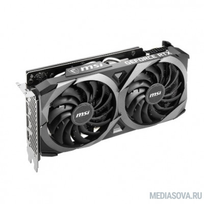 Видеокарта Видеокарта MSI PCI-E n Vidia GeForce RTX 3060Ti 8Gb (256bit/GDDR6X/HDMI/DPx3/RTL) (RTX 3060 TI VENTUS 2X 8GD6X OC)