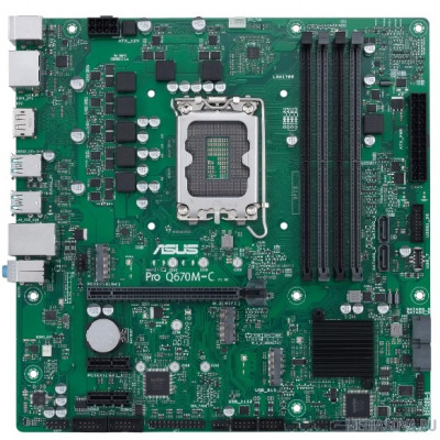 Материнская плата Материнская плата ASUS PRO Q670M-C-CSM, LGA 1700, Intel Q670, mATX, Ret