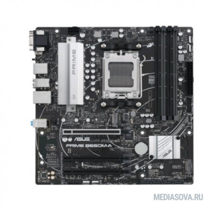 Материнская плата Asus PRIME B650M-A RTL Micro-ATX, AM5, AMD B650, 4*DDR5(5600), 4*SATA 6G, M.2, RJ-45