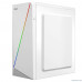  Ginzzu SL220 White  FAN 12LED USB3.0 Window w/o PSU 