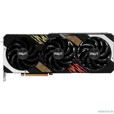 Видеокарта Видеокарта Palit PCI-E 4.0 RTX4070Ti GAMINGPRO NVIDIA GeForce RTX 4070TI 12288Mb 192 GDDR6X 2310/21000 HDMIx1 DPx3 HDCP RTL [NED407T019K9-1043A]
