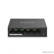 Mercusys MS105GP Настольный коммутатор с 5 гигабитными портами (4 порта PoE+)
