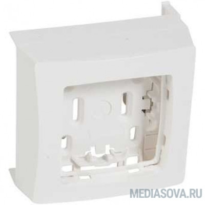  Legrand 031407 Рамка OTEO для накладного монтажа 1-постовая - на мини-плинтус DLPlus глубиной 16 - белая