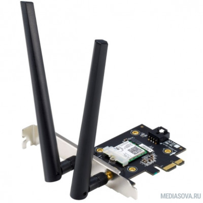  Сетевой адаптер WiFi + Bluetooth Asus PCE-AX3000 AX3000 PCI Express (ант.внеш.съем) 2ант.