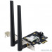  Сетевой адаптер WiFi + Bluetooth Asus PCE-AX3000 AX3000 PCI Express (ант.внеш.съем) 2ант.