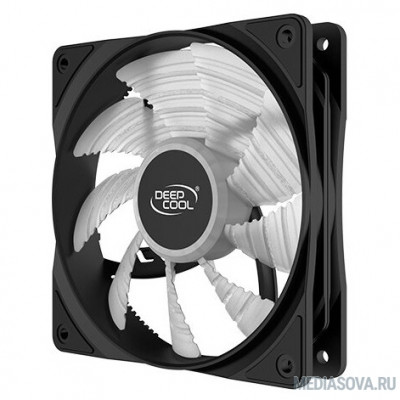  Вентилятор DEEPCOOL RF120W 120x120x25мм (96шт./кор, LED White подсветка, 1300об/мин) Retail