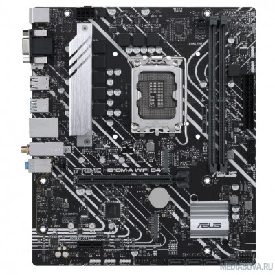 Материнская плата ASUS PRIME H610M-A WIFI D4 LGA1700 2xDDR4 4xSATA3 2xM.2 D-Sub HDMI DP mATX