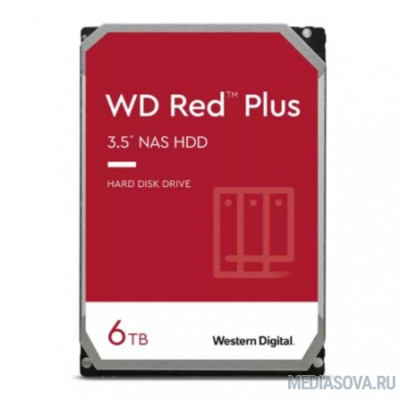 Жесткий диск Жесткий диск Western Digital Red Plus WD60EFPX 6TB 3.5