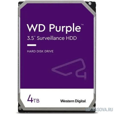 Жесткий диск 4TB WD Purple (WD43PURZ) Serial ATA III, 5400- rpm, 256Mb, 3.5