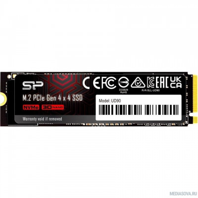  SSD Silicon Power PCI-E 4.0 x4 500Gb SP500GBP44UD9005 M-Series UD90 M.2 2280