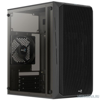  Корпус Aerocool CS-107-A-BK-v1 черный без БП mATX 2x120mm 1xUSB2.0 1xUSB3.0 audio