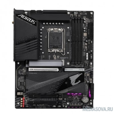 Материнская плата Gigabyte Z790 AORUS ELITE AX Socket 1700, Intel®Z790, 4xDDR5-4800, HDMI+DP, 3xPCI-Ex16, 6xSATA3(RAID 0/1/5/10), 4xM.2, 8Ch Audio, 1x2.5GbLan, WiFi, (4+4)xUSB2.0, (5+2)xUSB3.2, (1+1)xUSB3.2 Type-C™, 