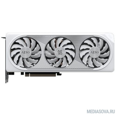 Видеокарта Видеокарта Gigabyte PCI-E 4.0 GV-N406TAERO OC-8GD NVIDIA GeForce RTX 4060TI 8192Mb 128 GDDR6 2580/18000 HDMIx2 DPx2 HDCP Ret