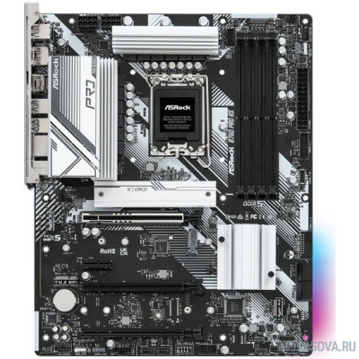 Материнская плата Asrock B760 PRO RS LGA1700 4xDDR5 4xSATA RAID 2xM.2 HDMI DP eDP ATX