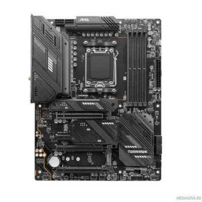 Материнская плата MSI MAG X670E TOMAHAWK WIFI AM5, AMD X670, 4*DDR5 (6000), 4*SATA 6G RAID, 4*M.2, 4*PCIE, 2.5Glan, WiFi, BT, HDMI, DP, 2*USB Typ