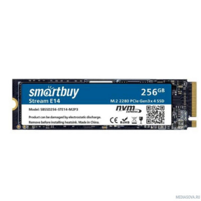  Smartbuy M.2 SSD 256Gb Stream E14 SBSSD256-STE14-M2P3 NVMe PCIe3 