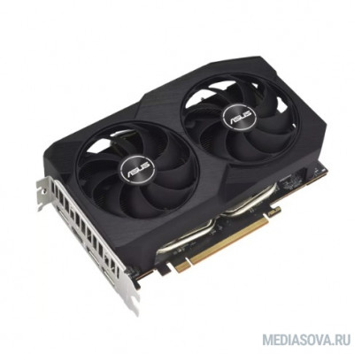 Видеокарта Видеокарта Asus PCI-E 4.0 DUAL-RX7600-O8G-V2 AMD Radeon RX 7600 8192Mb 128 GDDR6 2447/17500 HDMIx1 DPx3 HDCP Ret