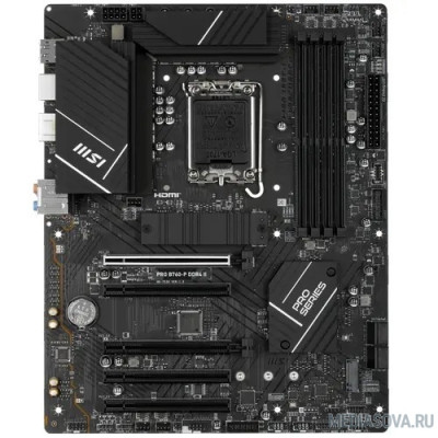 Материнская плата Материнская плата MSI PRO B760-P DDR4 II, LGA 1700, Intel B760, ATX, Ret