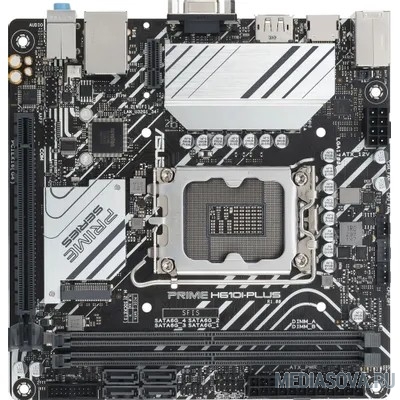 Материнская плата Материнская плата ASUS PRIME H610I-PLUS-CSM, LGA 1700, Intel H610, mini-ITX, Ret