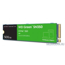 WD SSD Green SN350 NVMe, 500GB, M.2(22x80mm), NVMe, PCIe 3.0 x4, 3D TLC, WDS500G2G0C