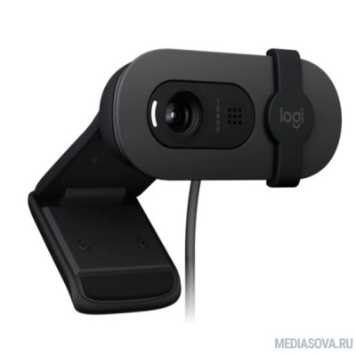  Веб-камера/ Logitech Brio 105 Full HD 1080p Webcam - GRAPHITE - USB
