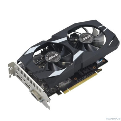 Видеокарта Видеокарта Asus PCI-E DUAL-GTX1650-O4GD6-P-EVO NVIDIA GeForce GTX 1650 4Gb 128bit GDDR6 1620/12000 DVIx1 HDMIx1 DPx1 HDCP Ret