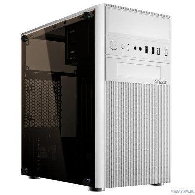  Ginzzu D290 2*USB 2.0,AU White Window