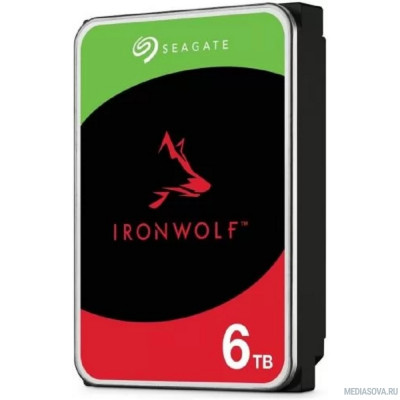 Жесткий диск 6TB Seagate Ironwolf (ST6000VN006) SATA 6.0Gb/s, 5400 rpm, 256mb buffer, 3.5