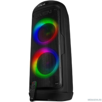  АС PS-770, черный (100 Вт, TWS, Bluetooth, FM, USB, microSD, LED-дисплей, 4400мА*ч)