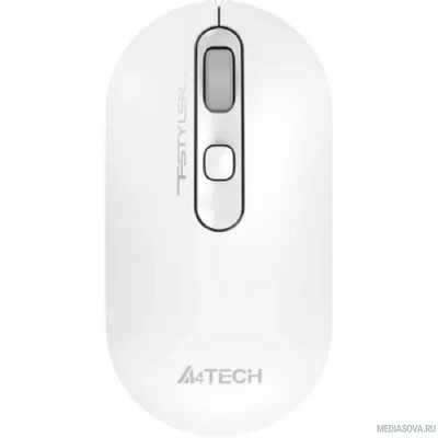  A-4Tech Мышь Fstyler FG20S белый/серый оптическая (2000dpi) silent беспроводная USB для ноутбука (3but)