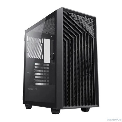  Zircon Корпус Tropez BK без БП (Midi Tower,ATX,Черн,1*USB3.0,1*USB2.0)