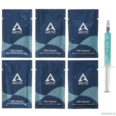  Термопаста MX-6 Thermal Compound 4-gramm with 6pcs MX Cleaner ACTCP00084A
